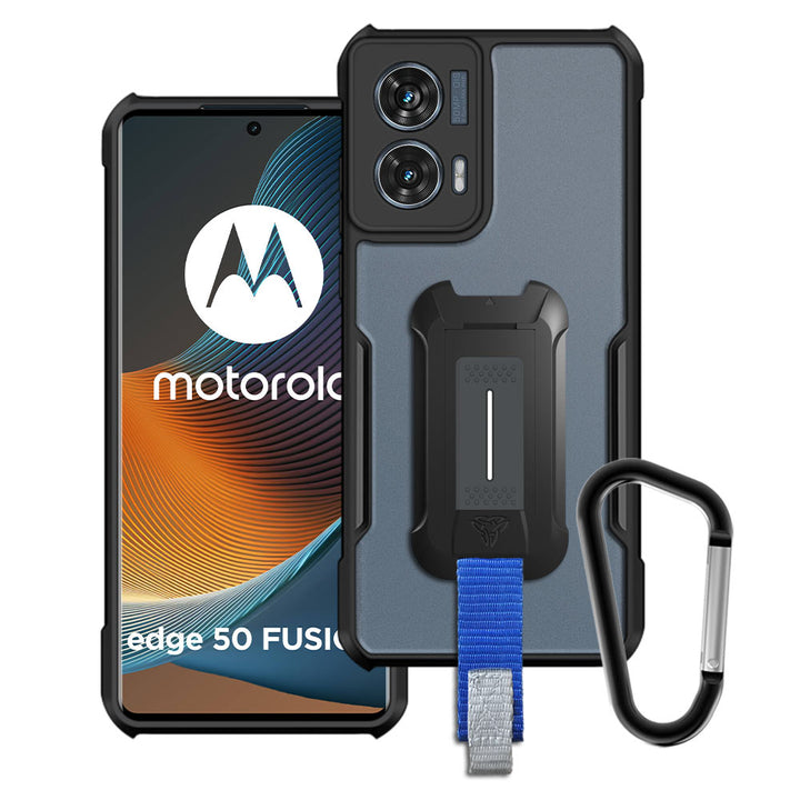 ARMOR-X Motorola Edge 50 Fusion slim rugged shockproof cases. Military-Grade Mountable Rugged Design with best drop proof protection.