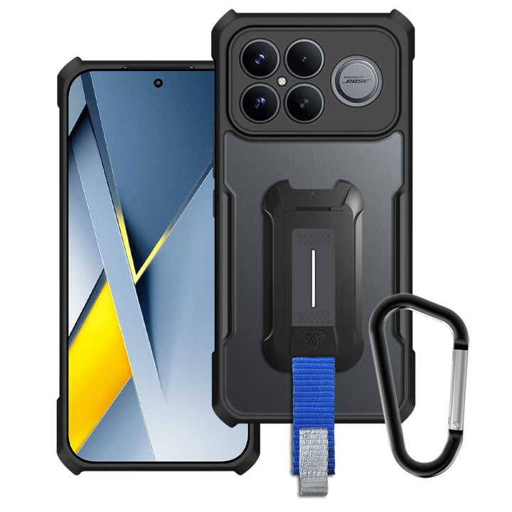 ARMOR-X Xiaomi Poco F8 Ultra slim rugged shockproof cases. Military-Grade Mountable Rugged Design with best drop proof protection.