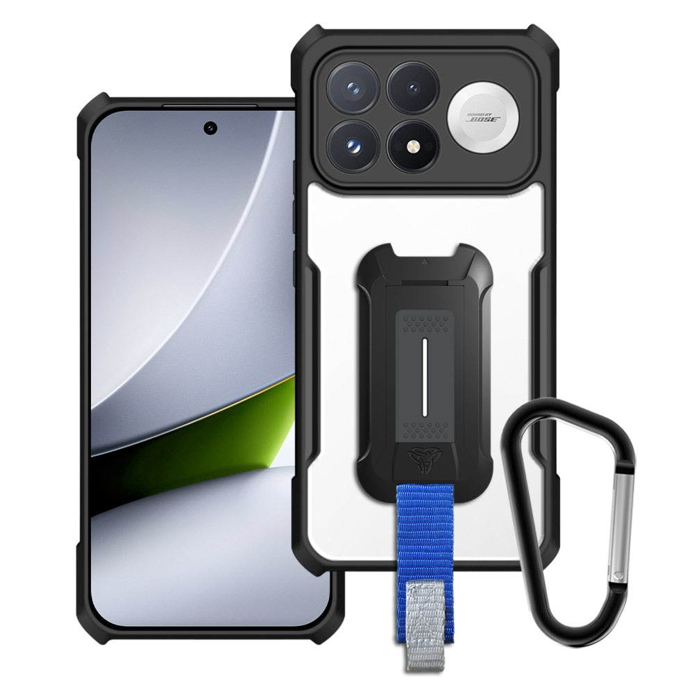 ARMOR-X Xiaomi Poco F9 Pro / Redmi K100 Pro Max slim rugged shockproof cases. Military-Grade Mountable Rugged Design with best drop proof protection.