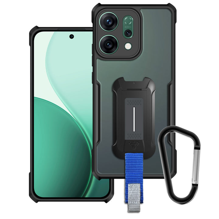 ARMOR-X OPPO Reno14 5G slim rugged shockproof cases. Military-Grade Mountable Rugged Design with best drop proof protection.