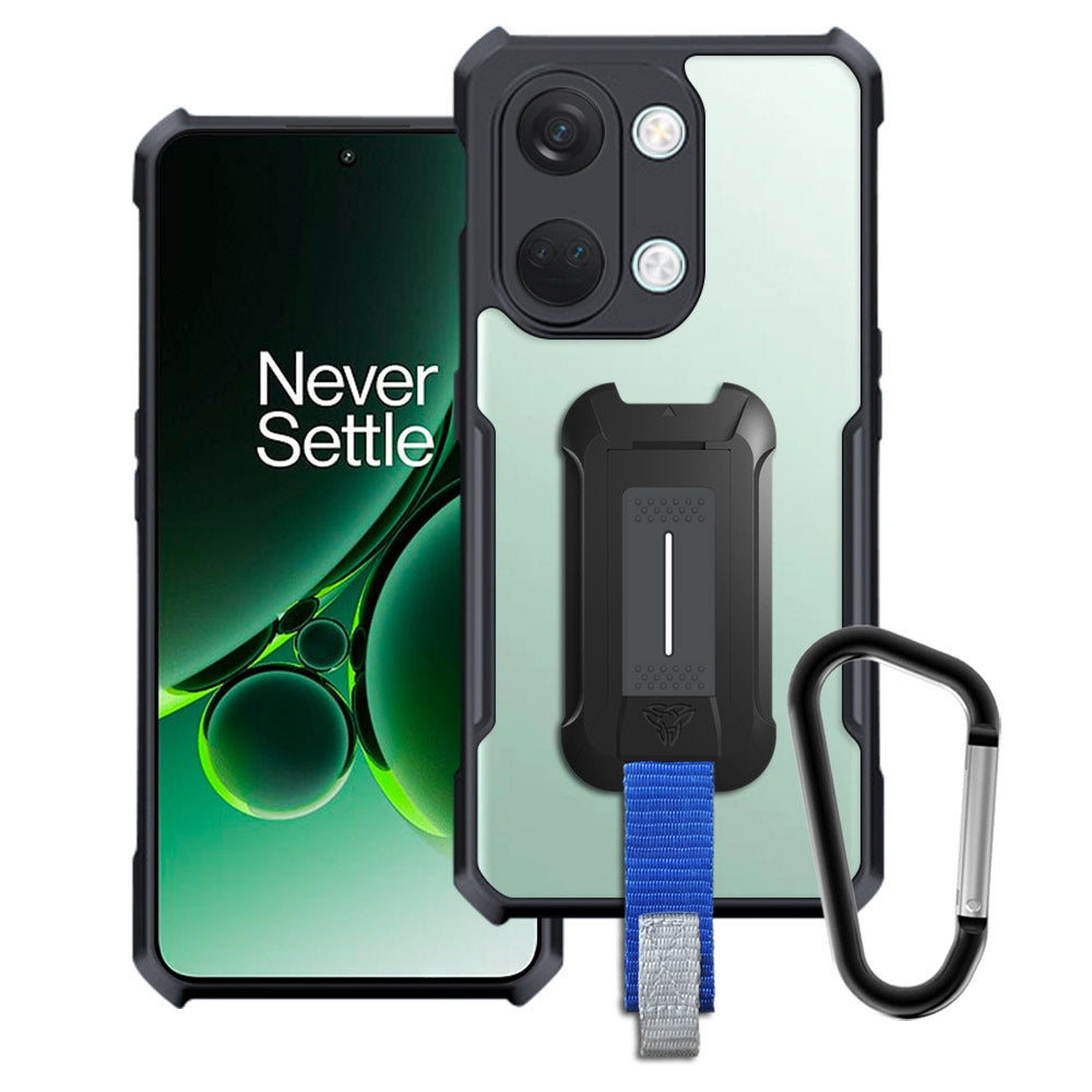 ARMOR-X OnePlus Nord 3 5G slim rugged shockproof cases. Military-Grade Mountable Rugged Design with best drop proof protection.