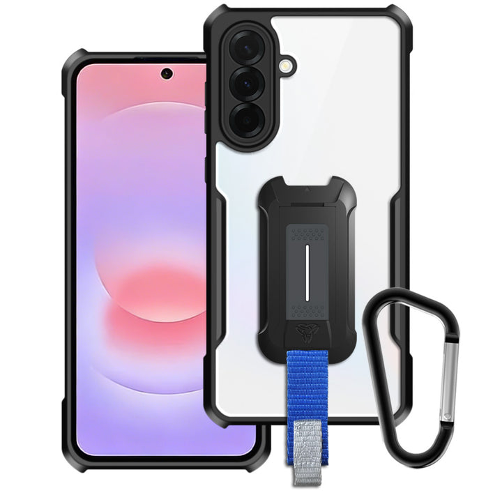 ARMOR-X Samsung Galaxy A37 5G SM-A376 slim rugged shockproof cases. Military-Grade Mountable Rugged Design with best drop proof protection.