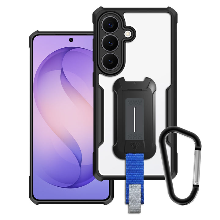 ARMOR-X Samsung Galaxy S26 SM-S942 slim rugged shockproof cases. Military-Grade Mountable Rugged Design with best drop proof protection.