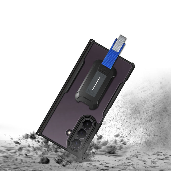 ARMOR-X Samsung Galaxy Z Fold8 Ultra SM-F976 slim rugged shock proof cases. Raised edges help protect the camera and screen from drops, scratches, and direct surface contact.