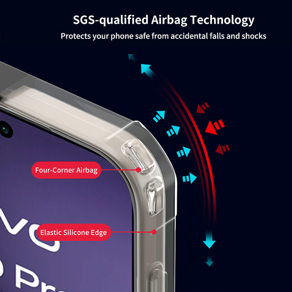 ARMOR-X VIVO X300 Pro slim rugged shockproof cases. Raised edge provides great protection for camera / screen from drops.