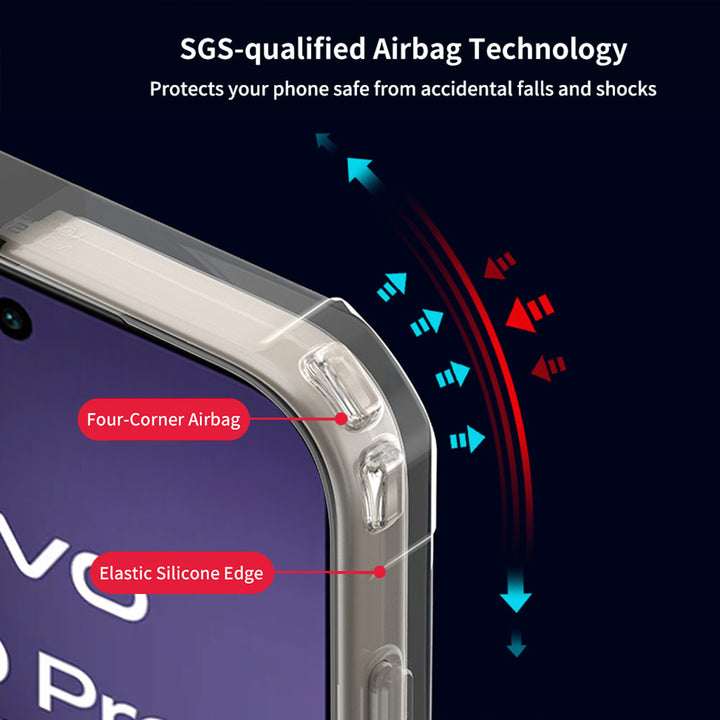 ARMOR-X VIVO X300 Pro slim rugged shockproof cases. Raised edge provides great protection for camera / screen from drops.