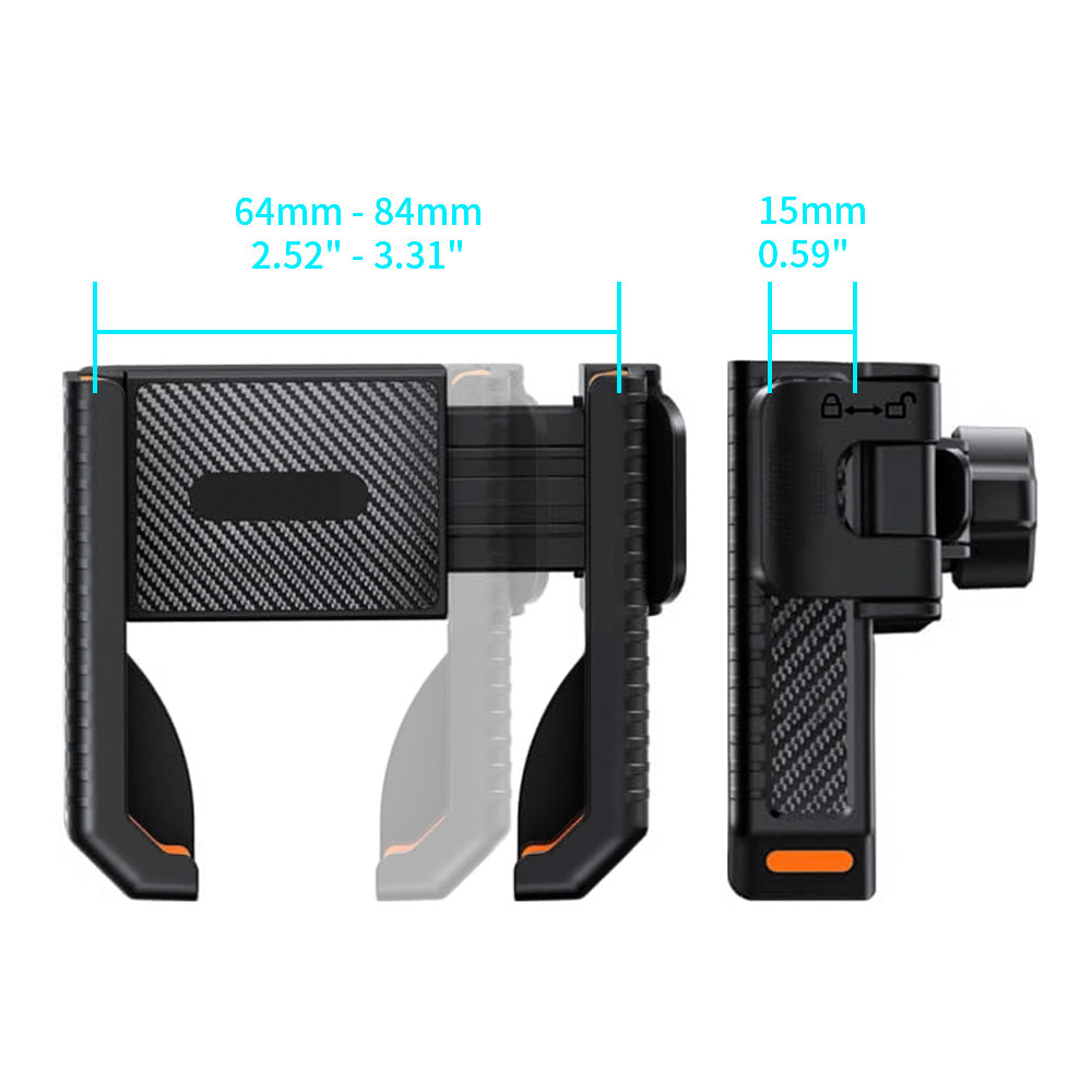 UCP-X141 | Aluminium Adjustable Arm Clamp Universal Mount | Design for Phone