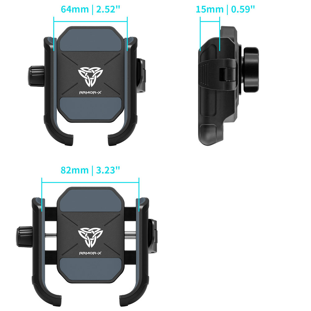 UCP-X146 | Quick Release Handlebar Mount Universal Mount | Design for Phone