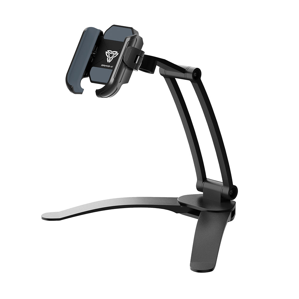 ARMOR-X 3-in-1 Phone Adjustable Wall & Desktop Stand Design for Phone.