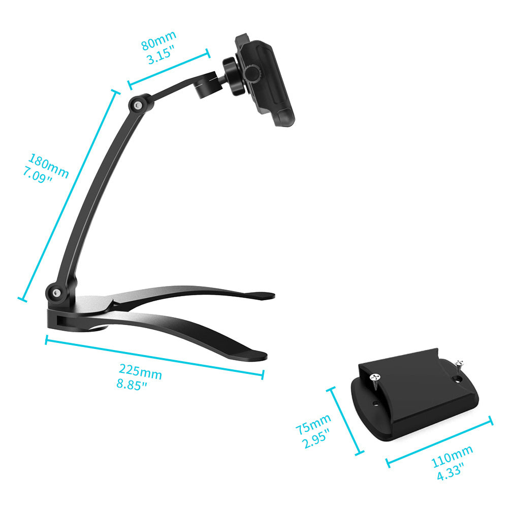 UCP-C01 | 3-in-1 Phone Adjustable Wall & Desktop Stand | Design for Phone
