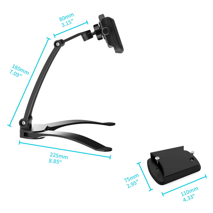 UCP-C01 | 3-in-1 Phone Adjustable Wall & Desktop Stand | Design for Phone