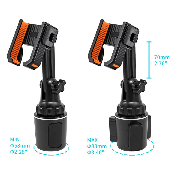 UCP-X107 | Cup Holder Mount For Car Universal Mount | Design for Phone