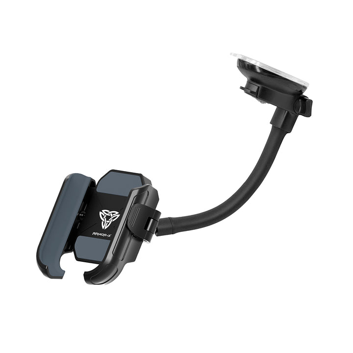 ARMOR-X Gooseneck Suction Universal Mount Design for Phone.