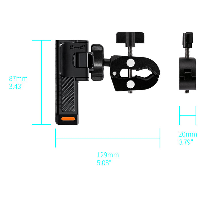 UCP-X132 | Quick Release Handle Bar Mount Universal Mount | Design for Phone