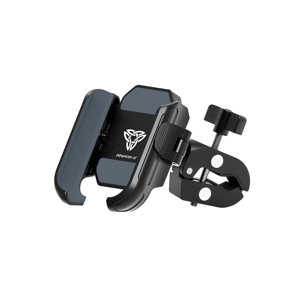 ARMOR-X Quick Release Handle Bar Universal Mount for phone, tool-free installation & removal designed.
