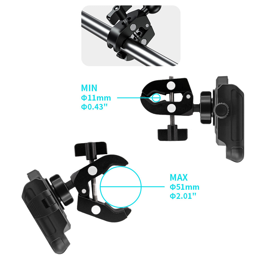 UCP-X132 | Quick Release Handle Bar Mount Universal Mount | Design for Phone