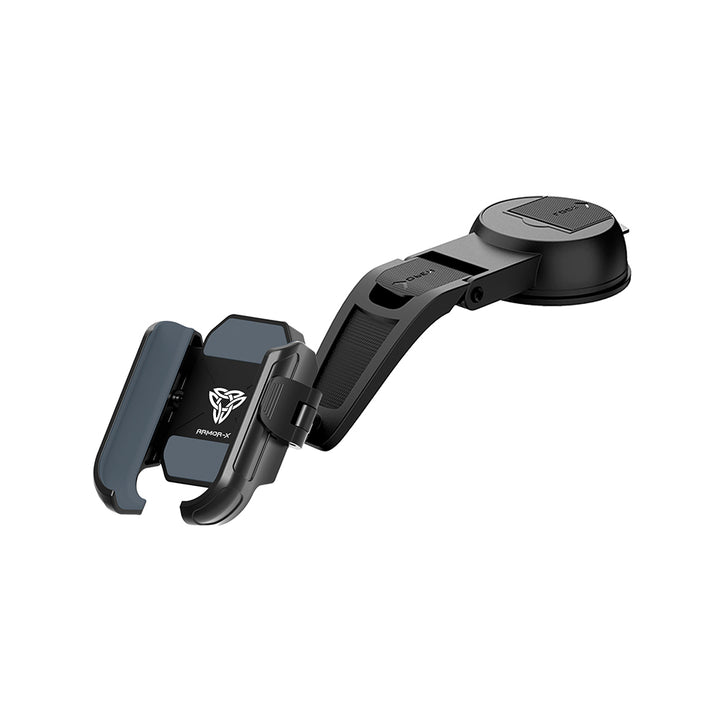 ARMOR-X Folding Car Dashboard Suction Cup Universal Mount Design for Phone.