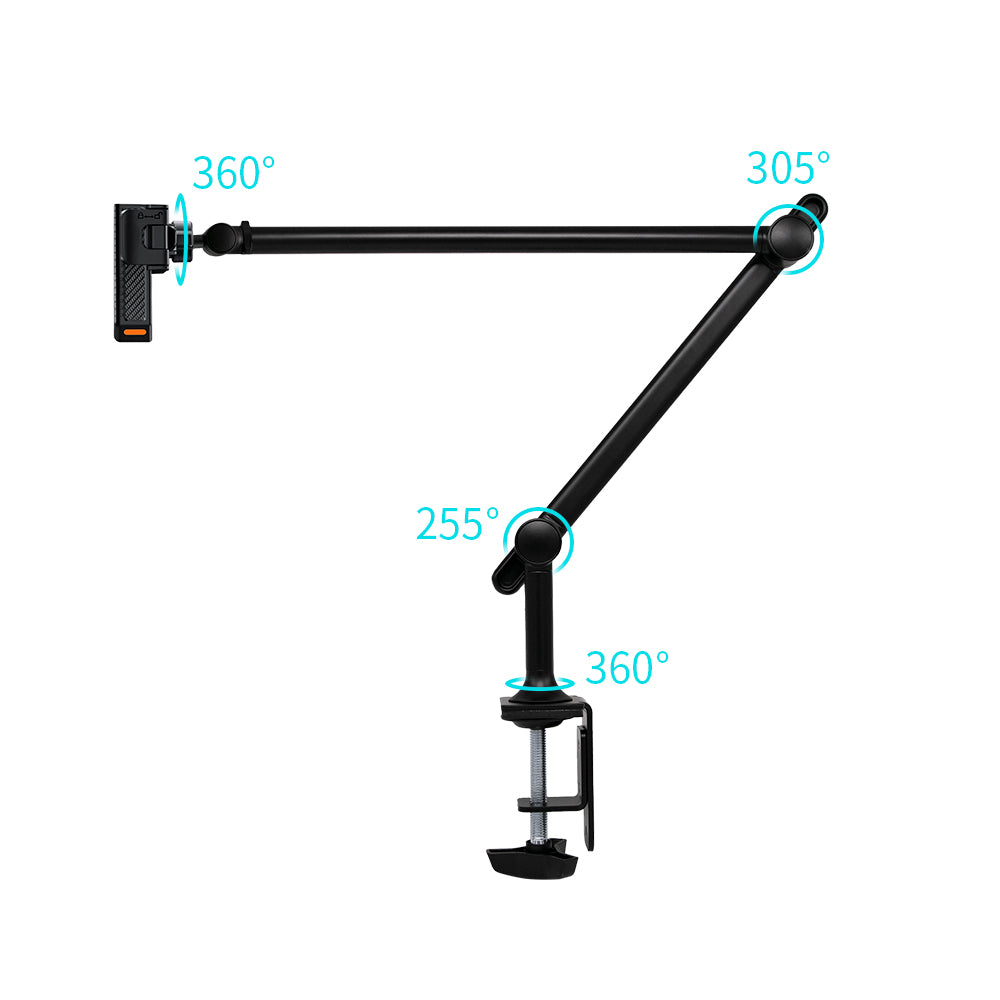 UCP-X141 | Aluminium Adjustable Arm Clamp Universal Mount | Design for Phone