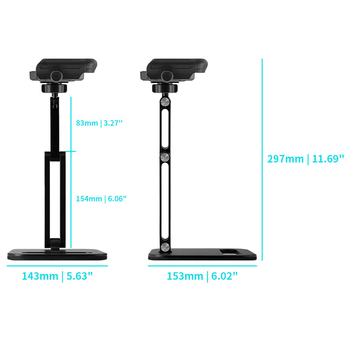 UCP-X142 | Adjustable Foldable Desktop Universal Mount | Design for Phone