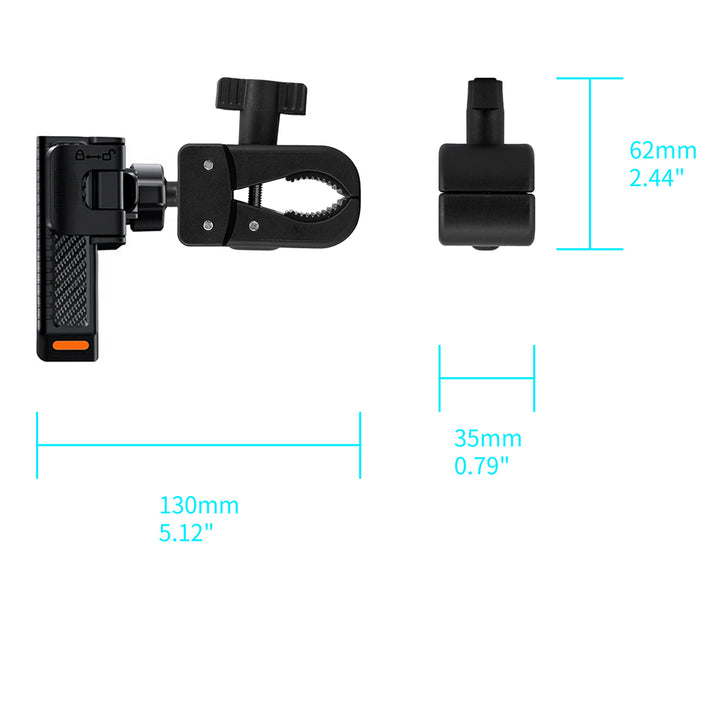 UCP-X146 | Quick Release Handlebar Mount Universal Mount | Design for Phone