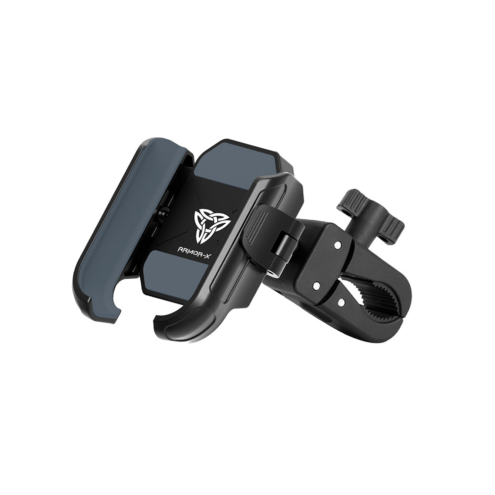ARMOR-X Quick Release Handlebar Mount Universal Mount for phone, tool-free installation & removal designed.