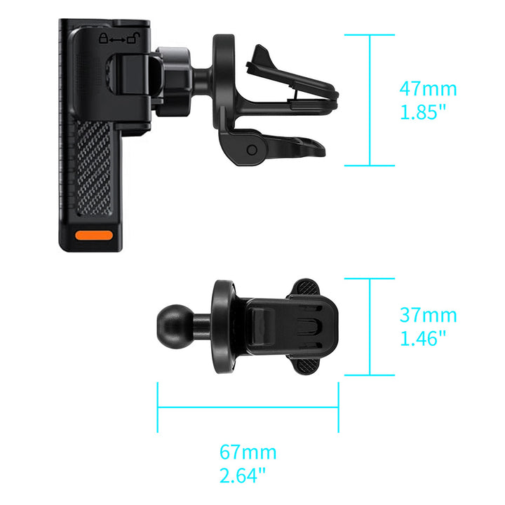 UCP-X147 | Car Air Vent Clip Universal Mount | Design for Phone