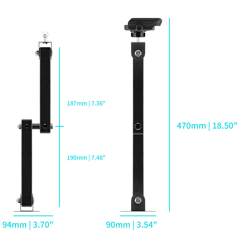 UCP-X167 | Drill-Down Wall Universal Mount | Design for Phone
