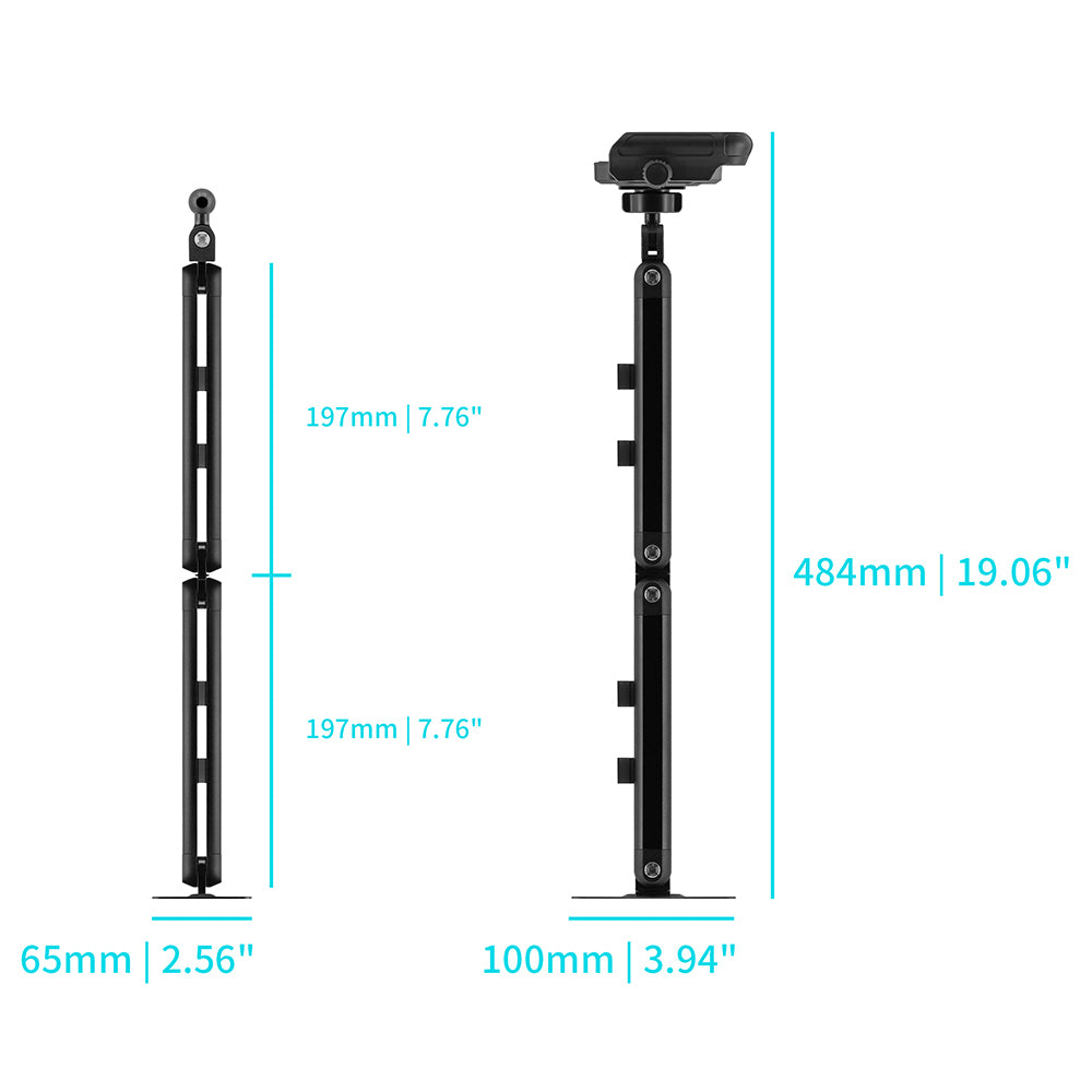 UCP-X170 | Drill-Down Wall Universal Mount With Cable Management Design | Design for Phone
