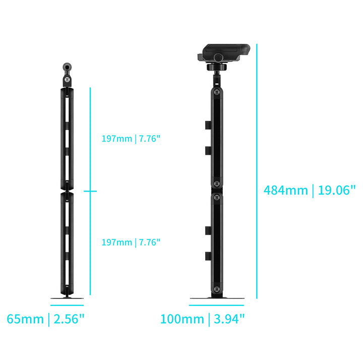 UCP-X170 | Drill-Down Wall Universal Mount With Cable Management Design | Design for Phone