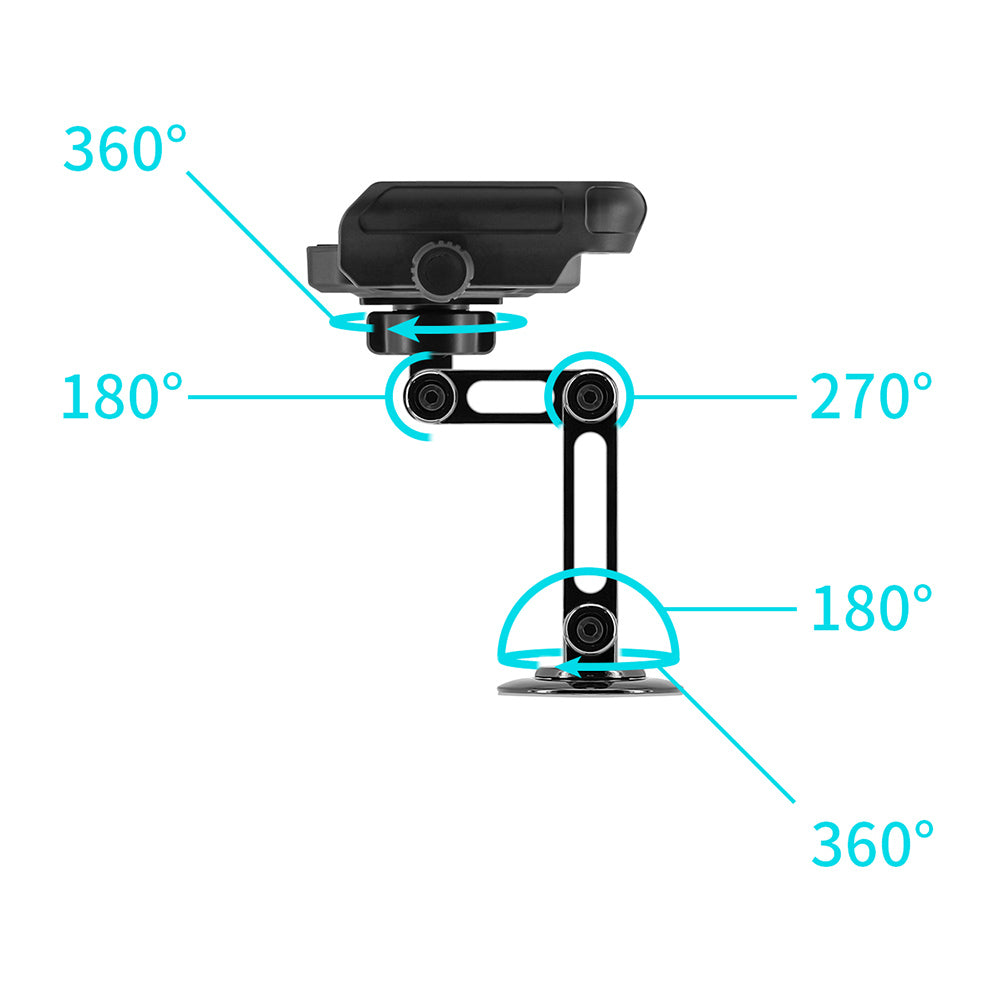 UCP-X179 | Adhesive Foldable Swivel Universal Mount | Design for Phone