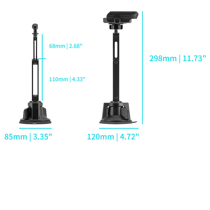UCP-X184 | Foldable Suction Universal Mount | Design for Phone