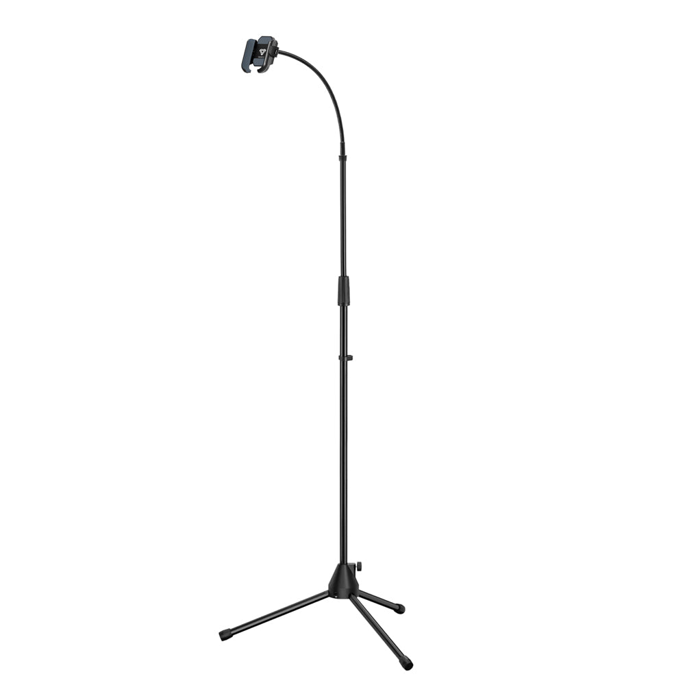 UCP-X185 | Tripod Floor Stand Universal Mount With Boom Microphone Arm | Design for Phone