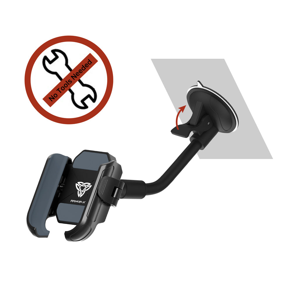 UCP-X94 | Flexi Arm Suction Cup Universal Mount *SHORT | Design for Phone