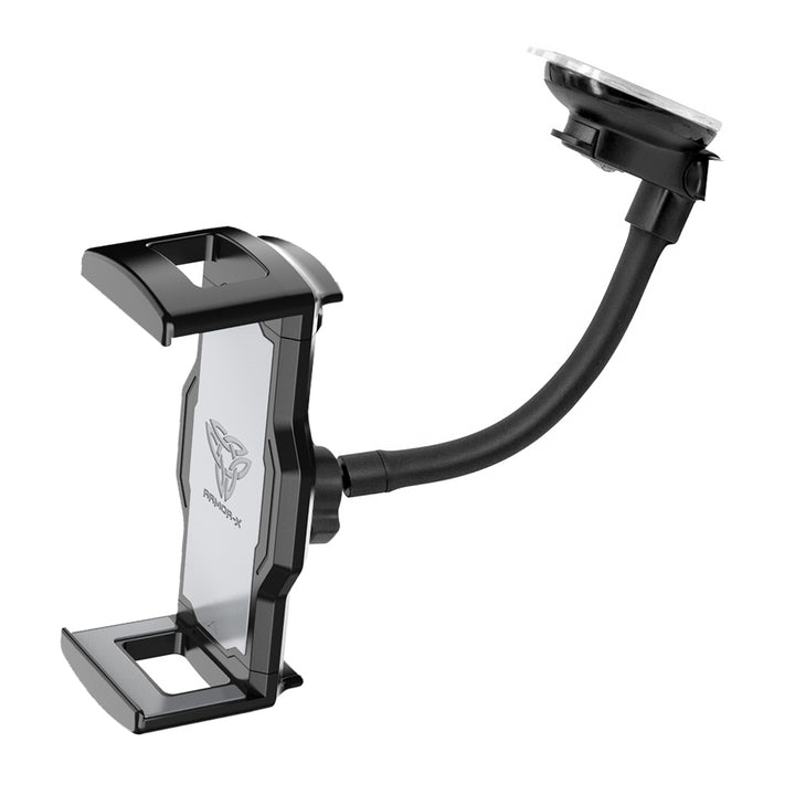 ARMOR-X Gooseneck Suction Mount for tablet. Extremely strong suction with super stick forces, well adhere to your windshield or dashboard.
