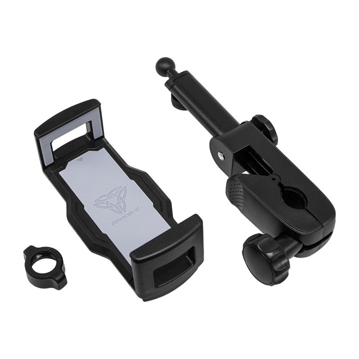 ARMOR-X Microphone Stand Clamp Universal Mount for tablete, easy to install and no tools requires.