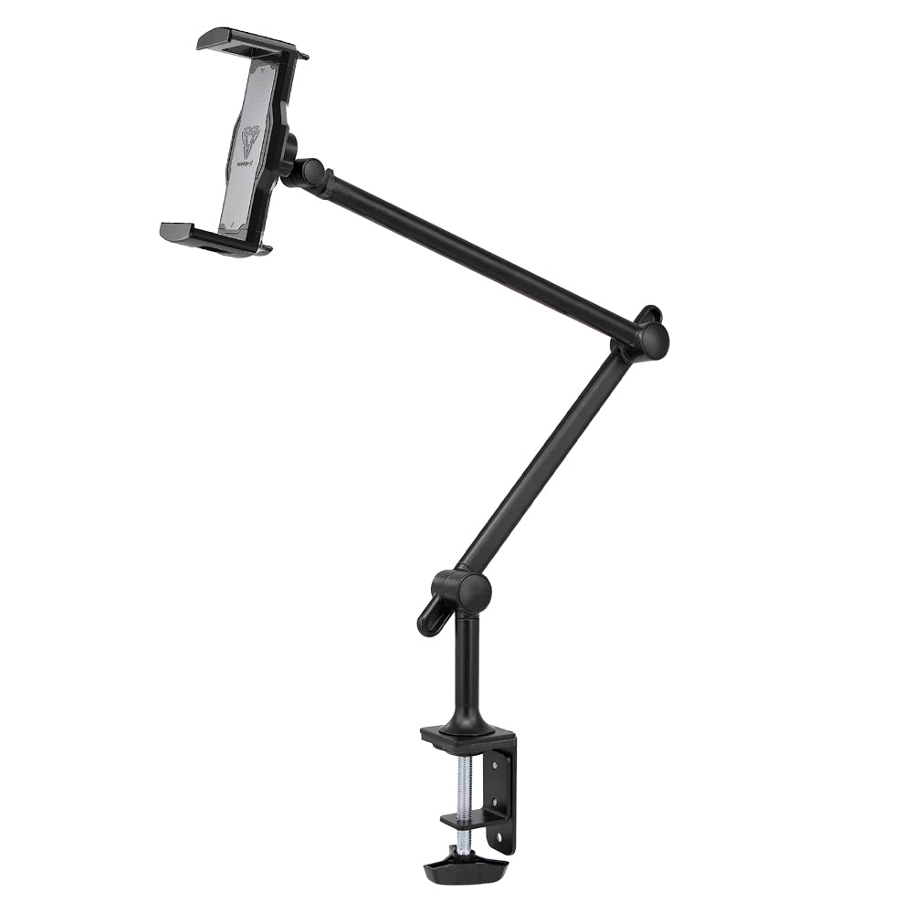 ARMOR-X aluminum adjustable arm clamp universal mount for tablet.