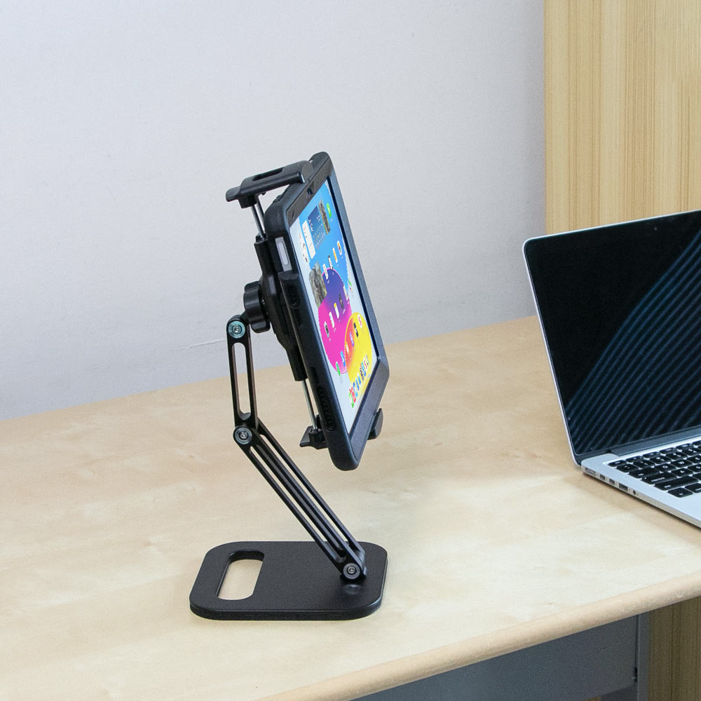 ARMOR-X adjustable foldable desktop universal mount for tablet.