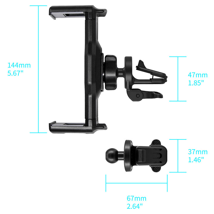 UCT-X147 | Car Air Vent Clip Universal Mount | Design for Tablet