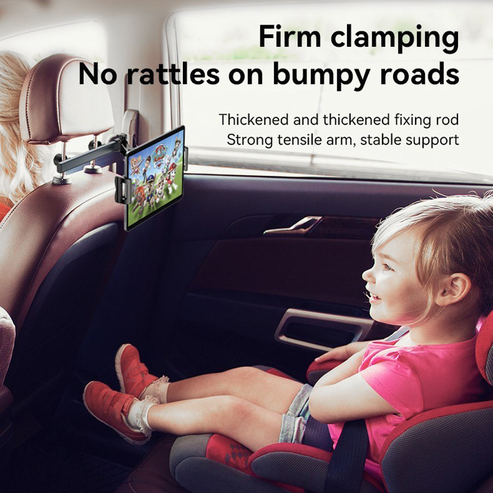 UCT-X155 | Telescopic Arm Back Seat Universal Mount | Design for iPad & Tablet