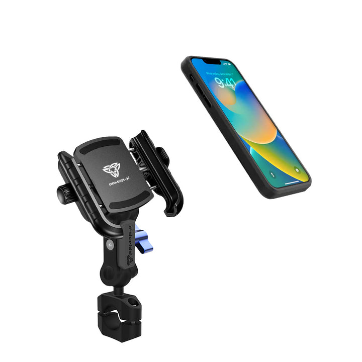 ARMOR-X Rail Bar Universal Mount ( Small ) for phone, free to rotate your device with full 360 degrees to get the best view.