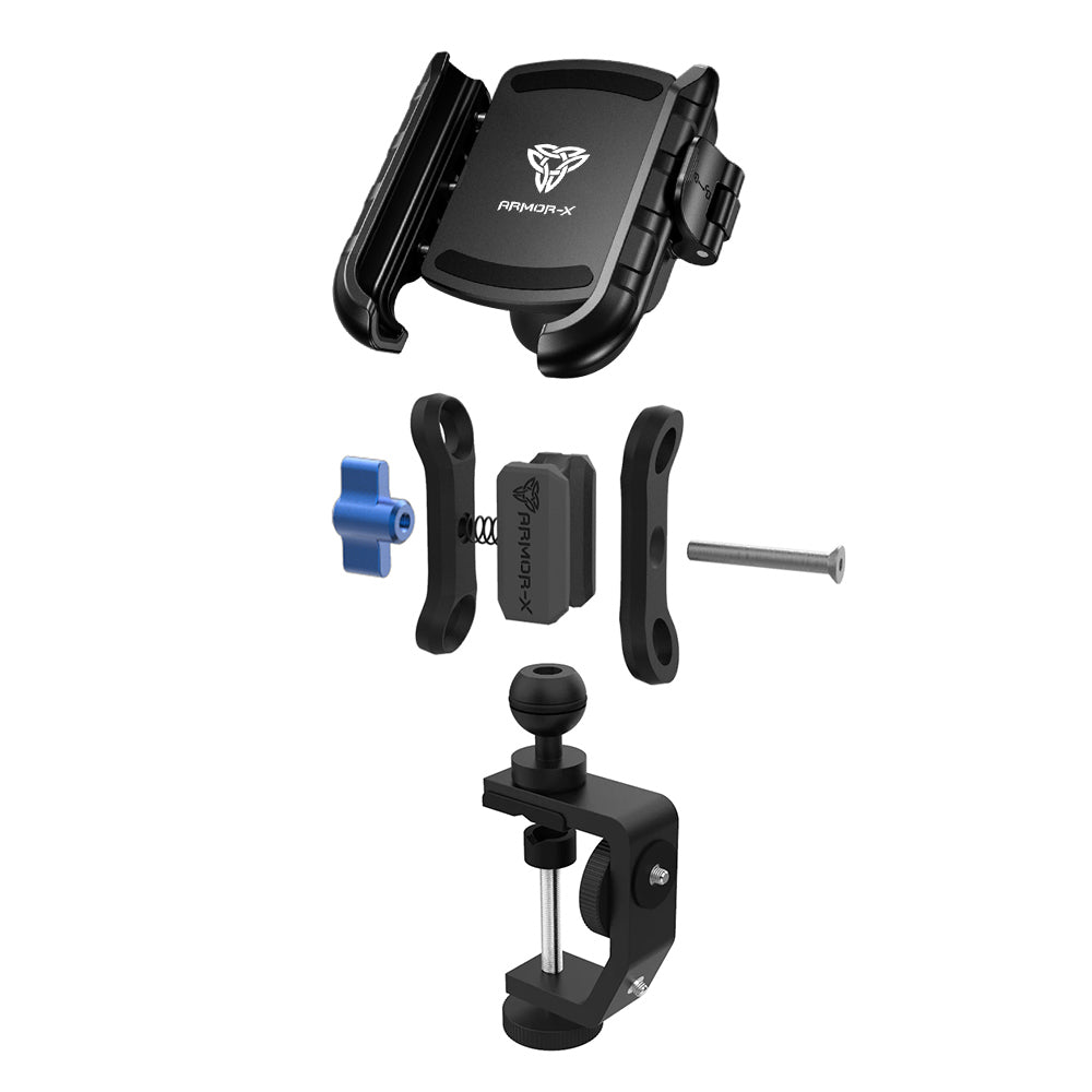 ARMOR-X C-Clamp Universal Mount ( Large ) for phone., free to rotate your device with full 360 degrees to get the best view.