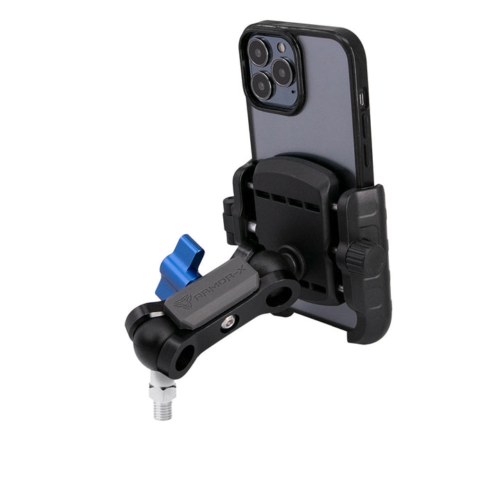 ARMOR-X One Inch Ball Base M8 Male Thread Motorcycle Universal Mount for phone.