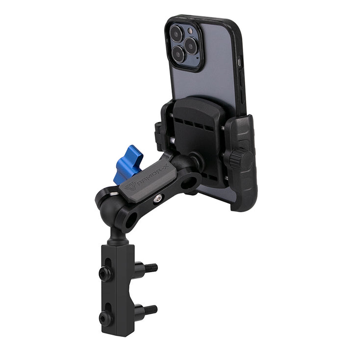 ARMOR-X Motorcycle Brake / Clutch / Perch Universal Mount for phone.