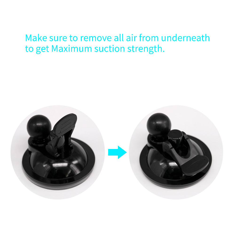 ARMOR-X Vacuum Suction Cup Universal Mount for phone, with the pressure switch.