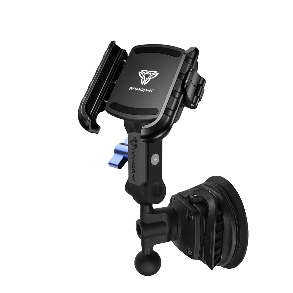 ARMOR-X Dual Ball Strong Suction Cup Universal Mount for phone.