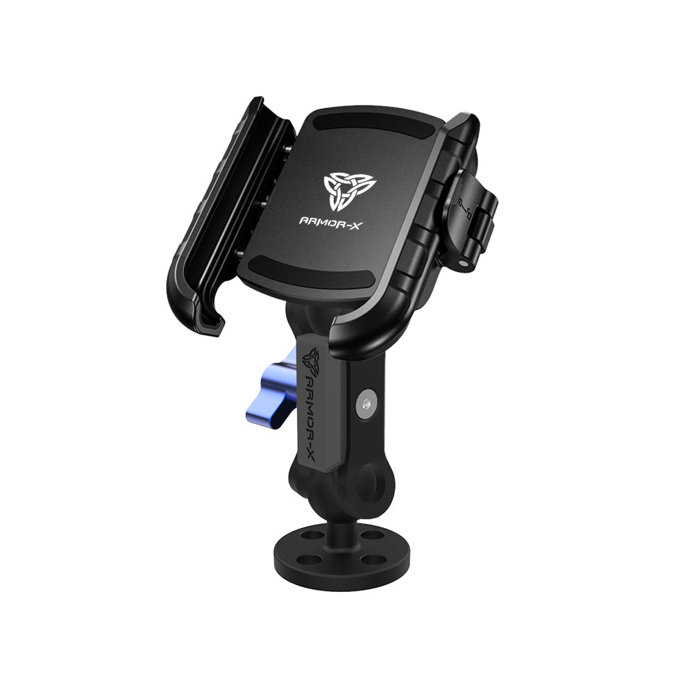 ARMOR-X Round Drill-Down Universal Mount for phone.