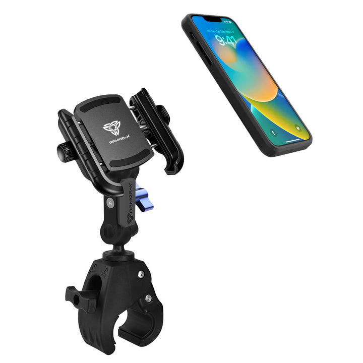 ARMOR-X Quick Release Universal Mount (LARGE) for phone, free to rotate your device with full 360 degrees to get the best view.