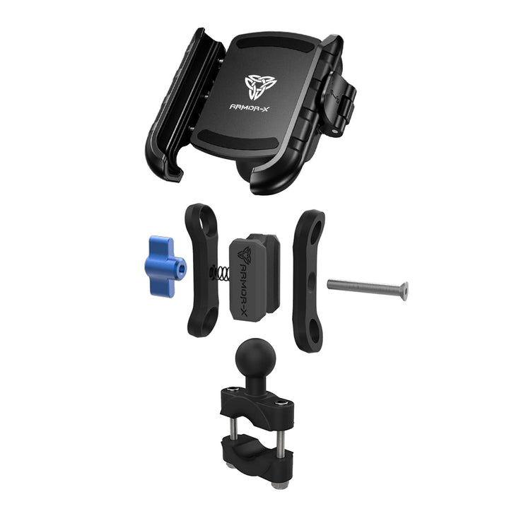 ARMOR-X Rail Base Universal Mount for phone, free to rotate your device with full 360 degrees to get the best view.