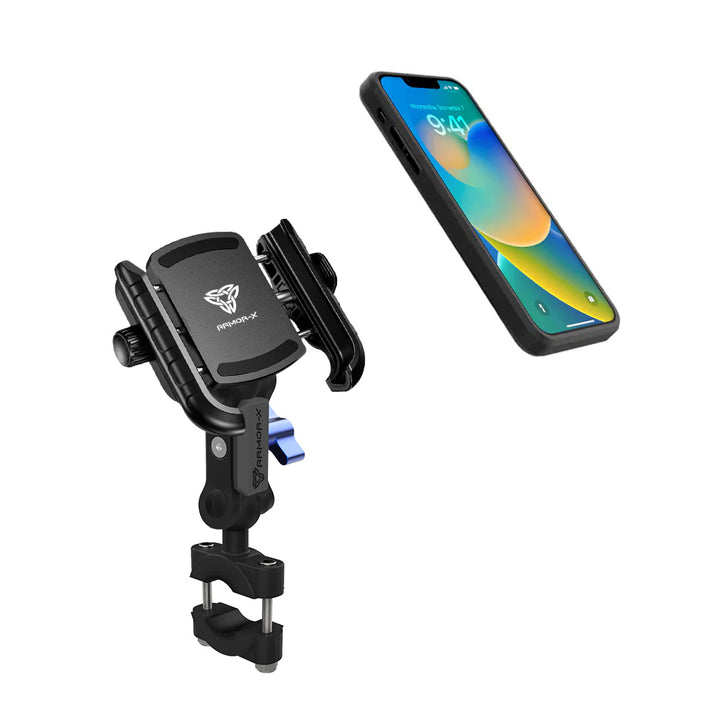 ARMOR-X Rail Base Universal Mount for phone, free to rotate your device with full 360 degrees to get the best view.