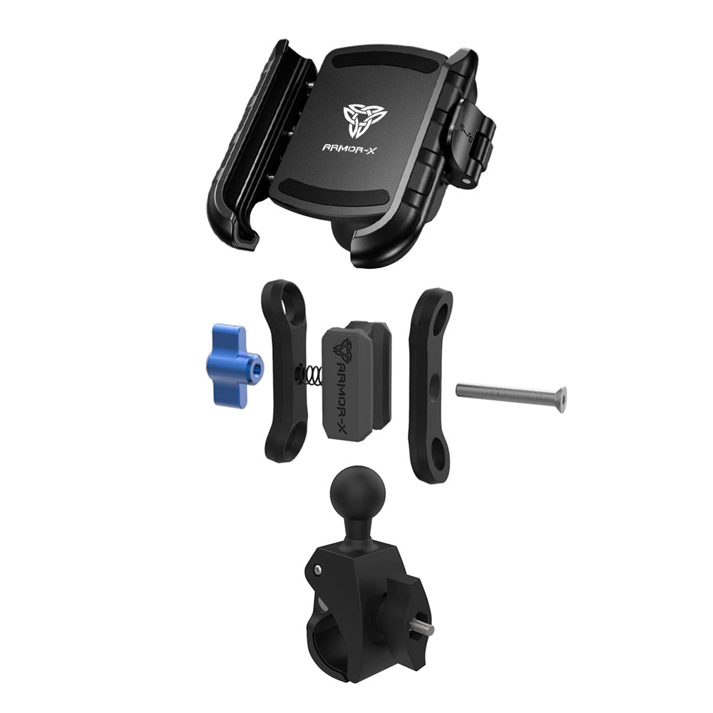 ARMOR-X Quick Release Universal Mount for phone, free to rotate your device with full 360 degrees to get the best view.